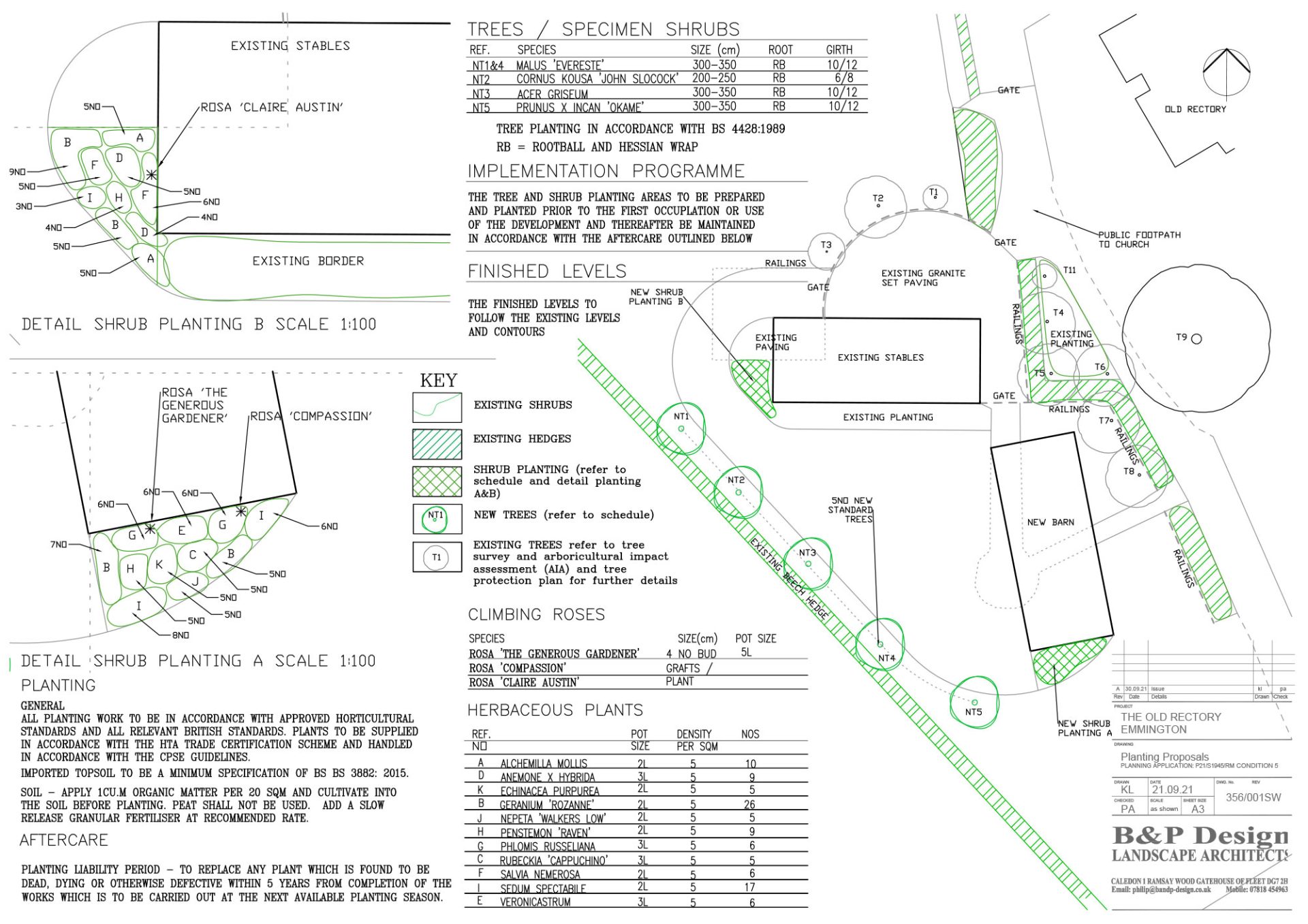 Landscape Plan-OX39-4AA Planting Layout Landscape Plan-OX39-4AA Planting Layout